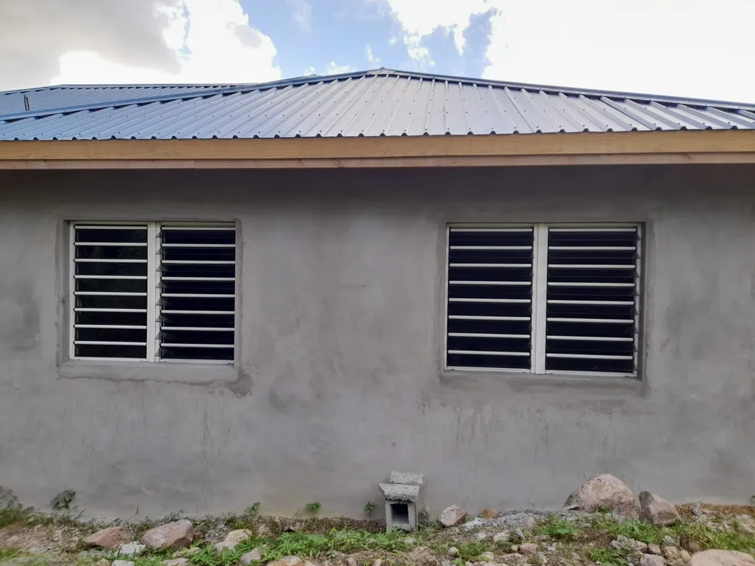 Ventana de ventilaci&oacute;n de vidrio a prueba de hurac&aacute;n de aluminio Jalousie