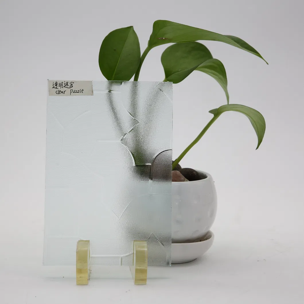 4mm 5mm 6mm Clear Tinted Flora Red Blue Yellow Green Patterned Glass 