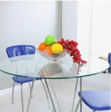 8 mm 10 mm 12 mm Tapa de mesa de vidrio de comedor templado con borde redondo l&aacute;piz