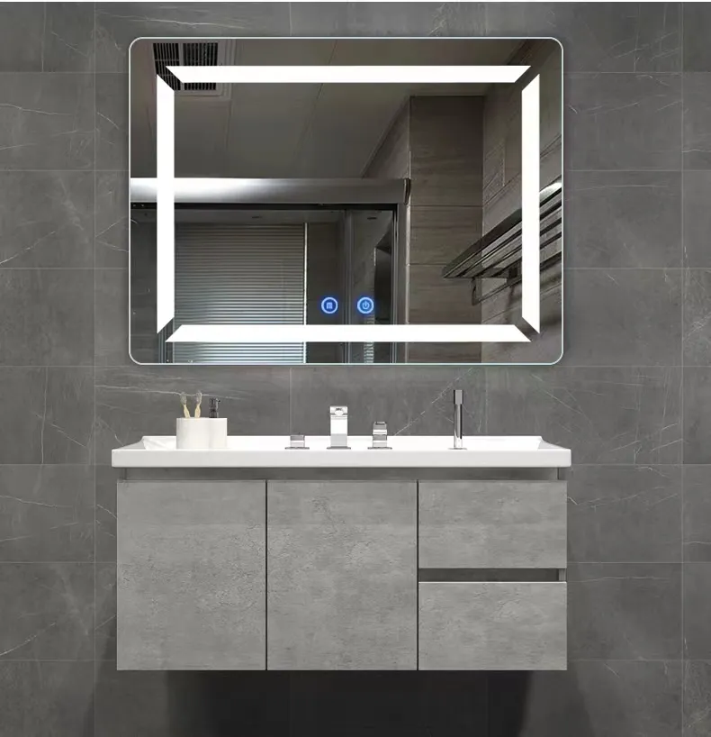 Montaje f&aacute;cil anti antidiviegos de ba&ntilde;o redondo LED Lluminated Mirror