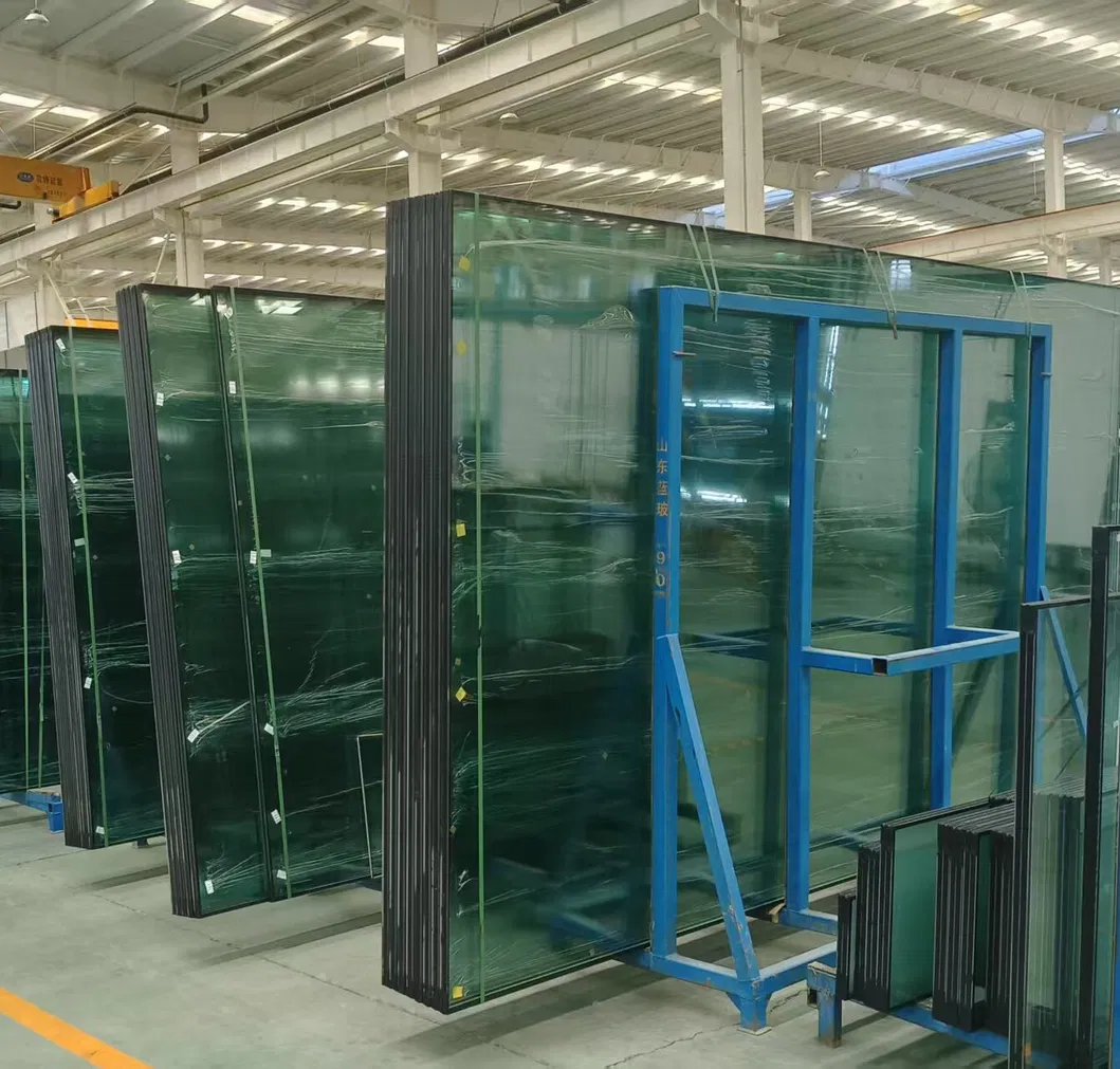 Cubo plateado de doble doble capas plateadas y curvas de vidrio IGu aislante de bajo E