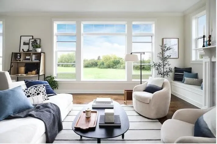 Ventanas de hoja doble de estilo americano