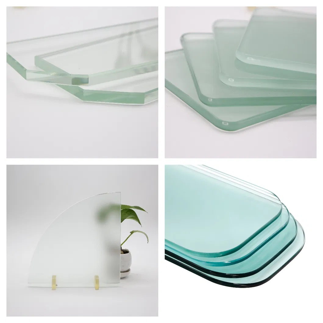 Bordes pulidos de 17.52 mm PVB templado SGP Glass laminado para la balaustrada