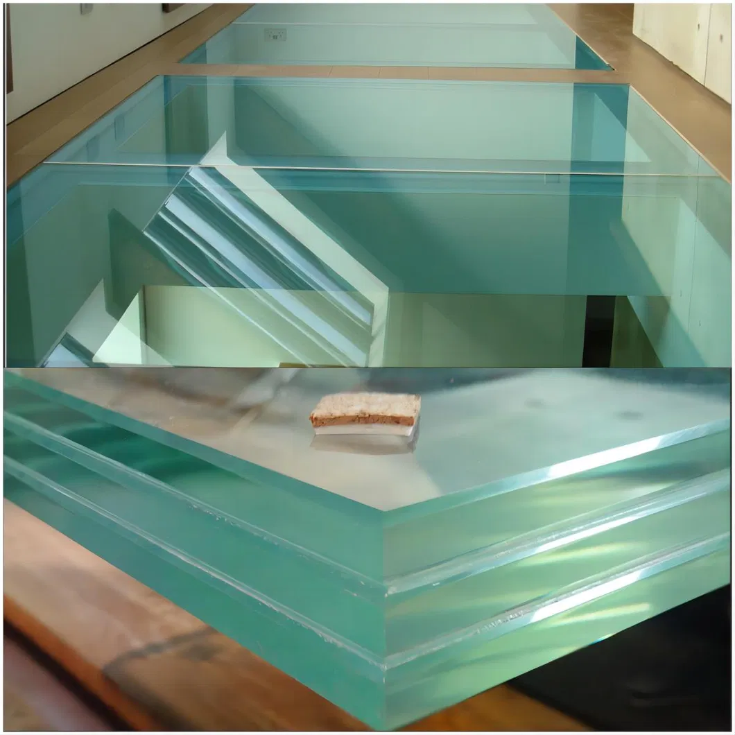 10mm 12mm 15mm Tempered Laminated Glass Floor Bridge Skywalk 