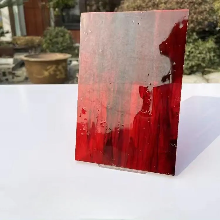 2 mm de 3 mm de vidrio te&ntilde;ido te&ntilde;ido para la iglesia Catedral Glass Glass