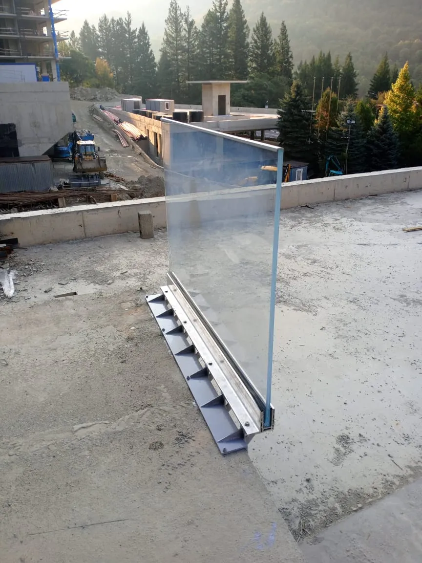Bend Aluminio U Perfil de canal Base Balaussade Perfil