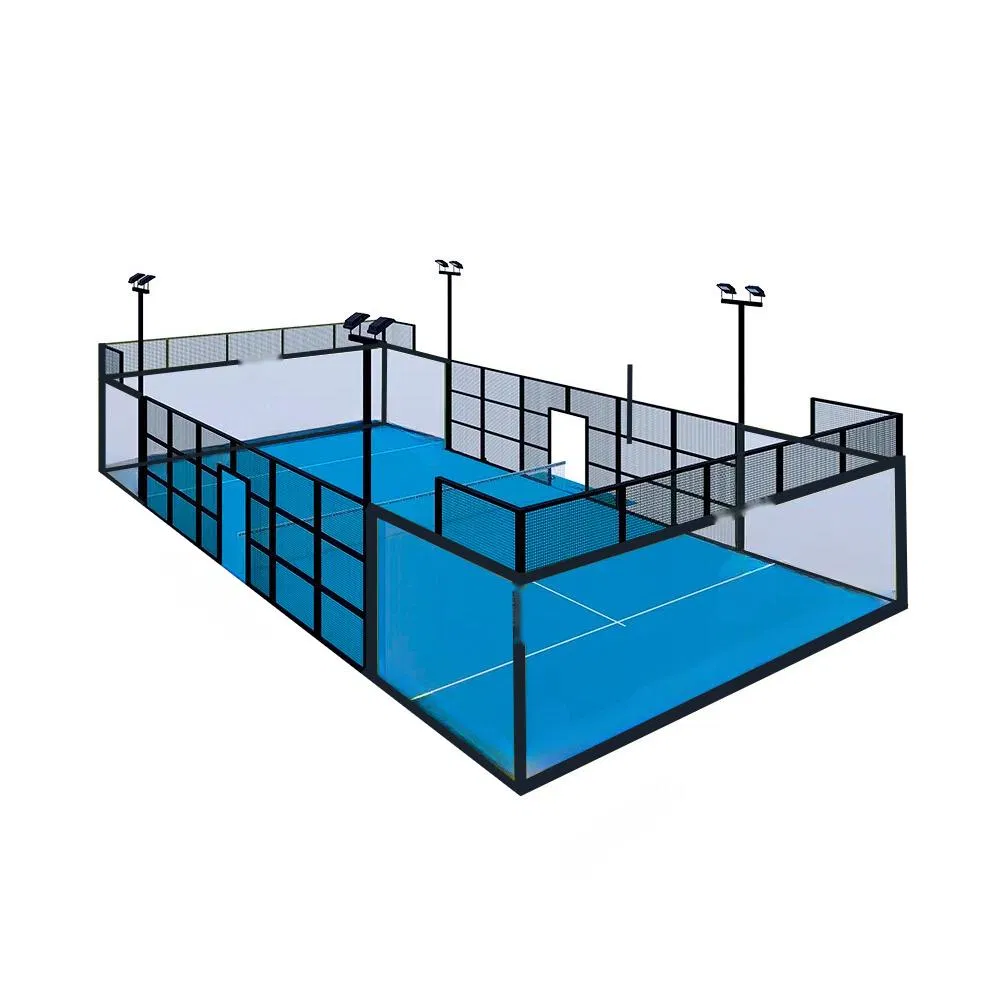 Vidrio templado de 12 mm Padel Court