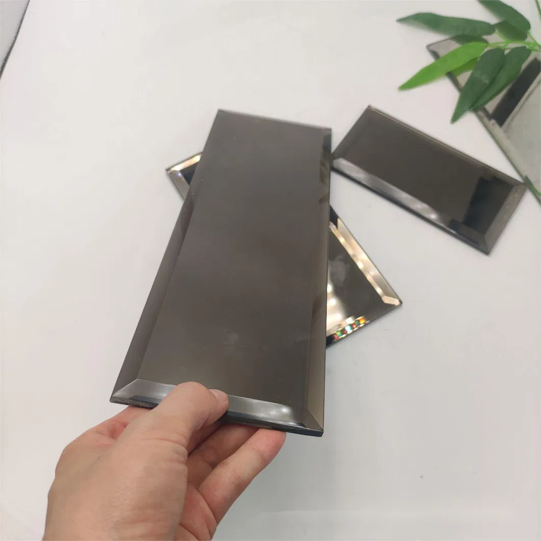 Espejo de arte decorativo de 4 mm de 5 mm con arte de hierro forjado