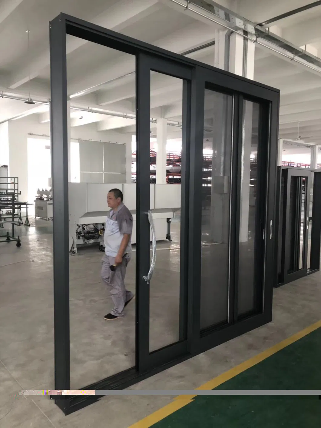 Puerta de balc&oacute;n deslizante de patio de aluminio de dos pistas y tres pistas de aluminio