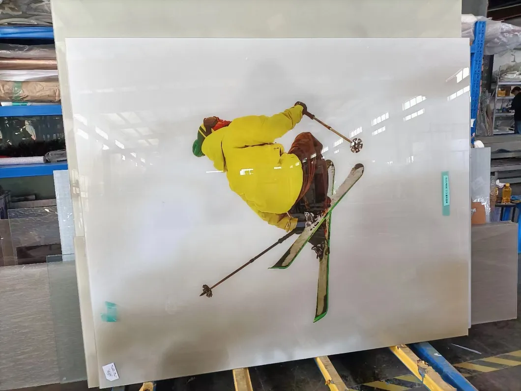 Impresi&oacute;n de seda de tinta UV 3D digital 4 mm-12 mm de vidrio endurecido templado