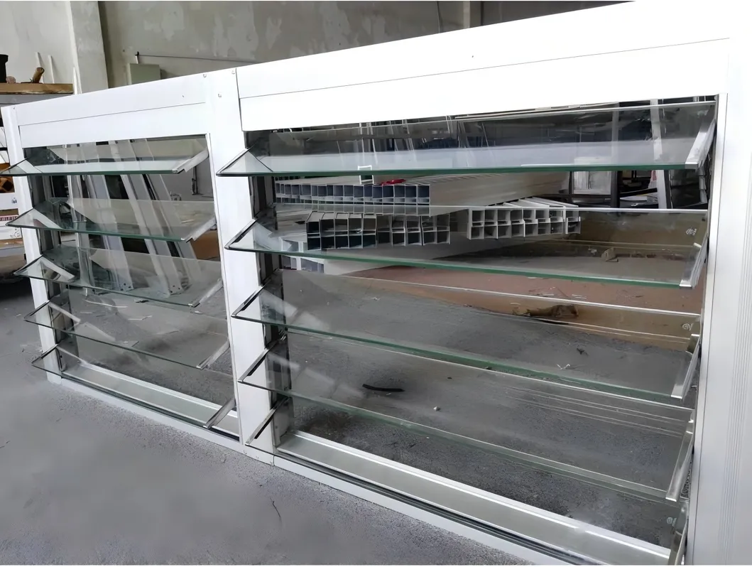 Aventilador de rejillas de ventilaci&oacute;n del marco de aluminio persuasteras al aire libre ventanas ajustables