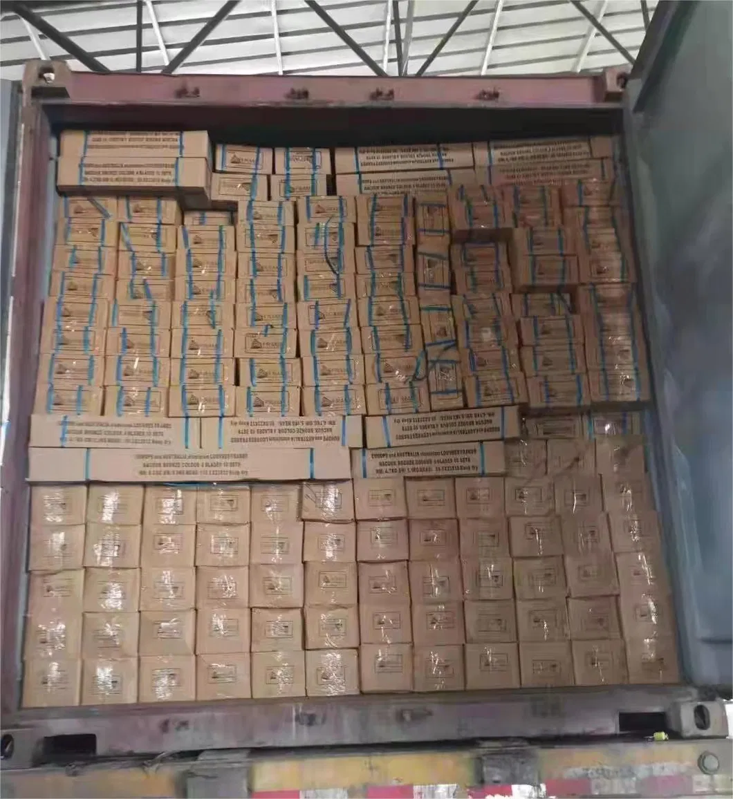 Ventana de aluminio con cuchillas de vidrio ajustable