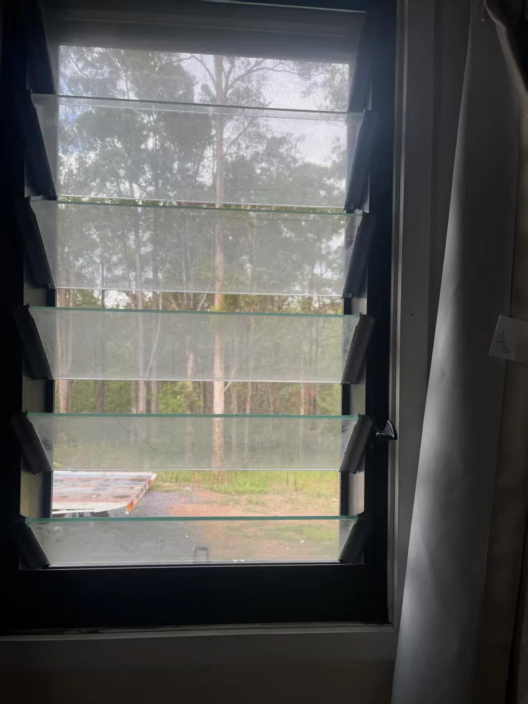 Ventana de ventilaci&oacute;n de vidrio a prueba de hurac&aacute;n de aluminio Jalousie