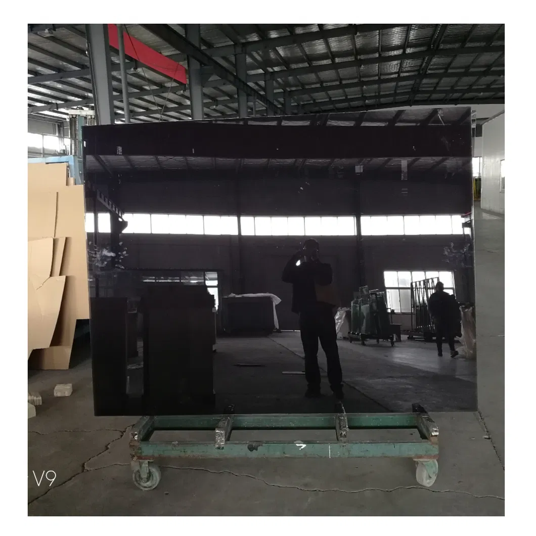 3 mm-10 mm de color negro gris oscuro recocido y vidrio reflectante gris oscuro