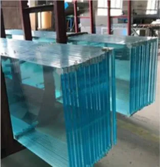 Vidrio laminado templado de 17.52 mm bajo de hierro bajo