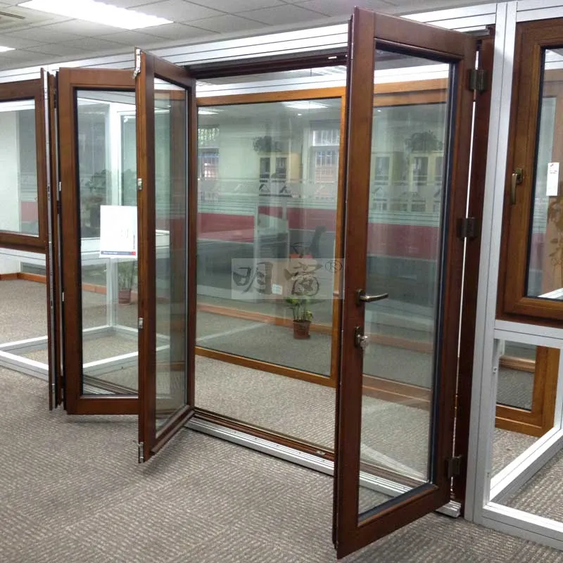 Puerta de balc&oacute;n deslizante de patio de aluminio de dos pistas y tres pistas de aluminio