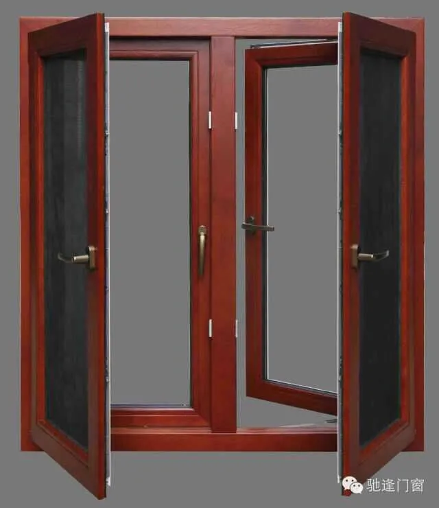 Ventana de toldo con bisagras de aluminio de ruptura t&eacute;rmica de 70 series