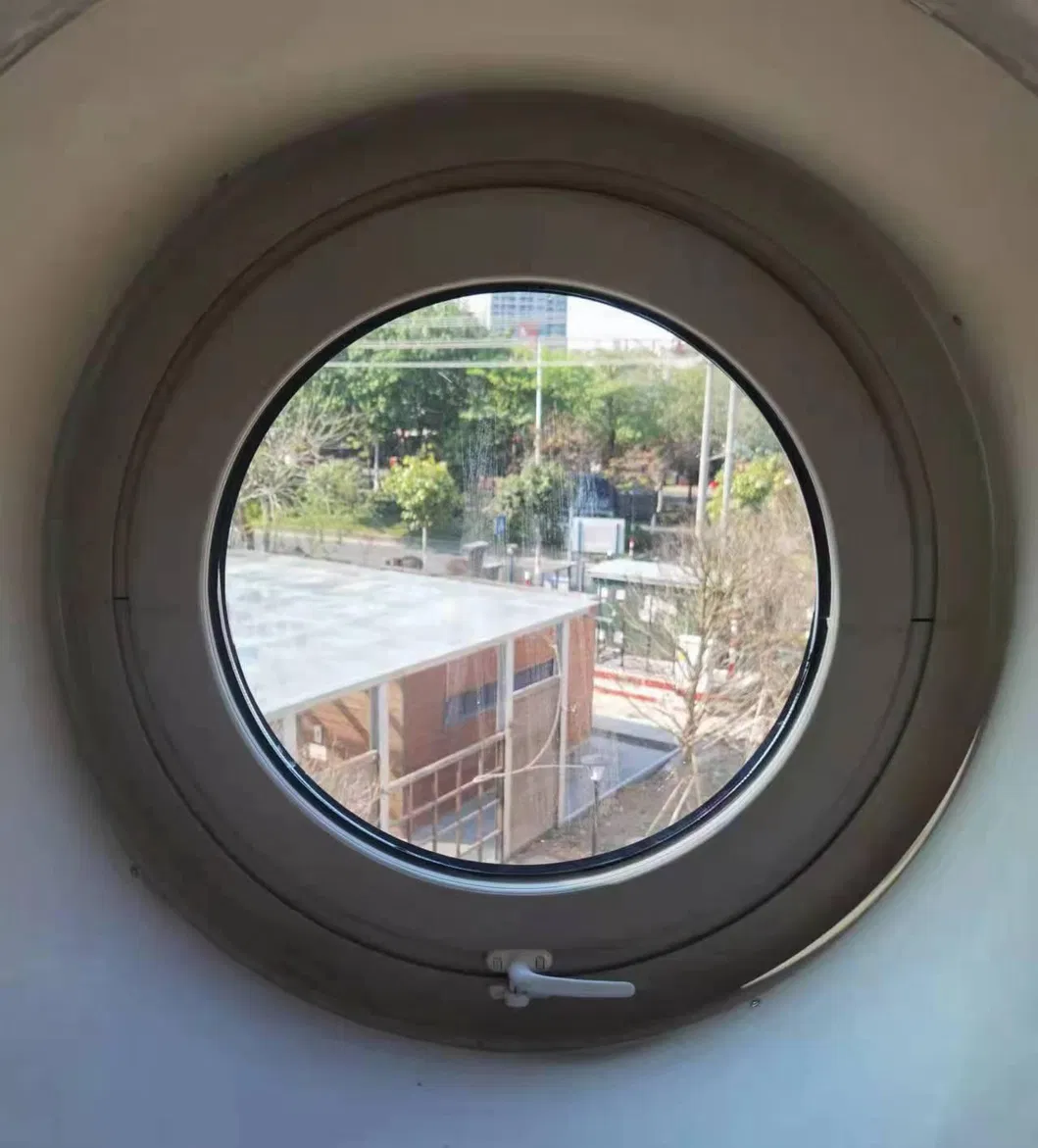 Ventana de apertura circular redonda de aluminio