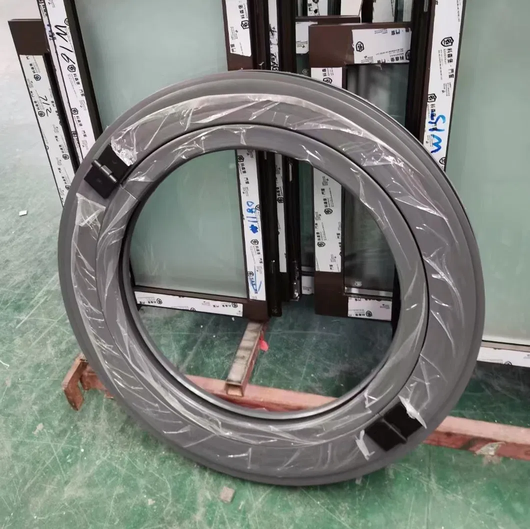 Ventana de apertura circular redonda de aluminio