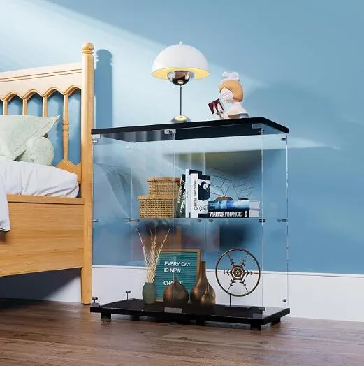 C&aacute;scara de exhibici&oacute;n de iluminaci&oacute;n LED CASE DE CONTINADAS DE PROBACI&Oacute;N Muebles de exhibici&oacute;n Gabinete de exhibici&oacute;n de vidrio